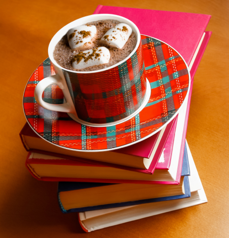 Book and Hot Coco Tasting